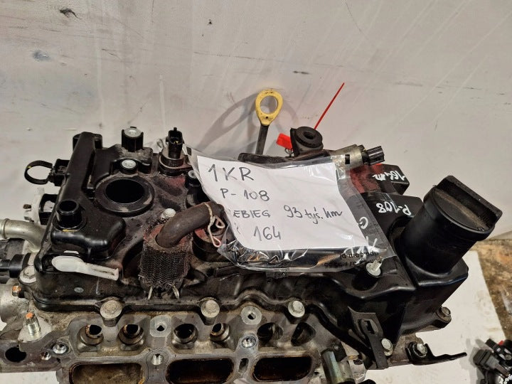 Motor Peugeot 108 1KR-B52 1.0 VTI 72PS 93TKm Engine Unkomplett MOT2199737410rk