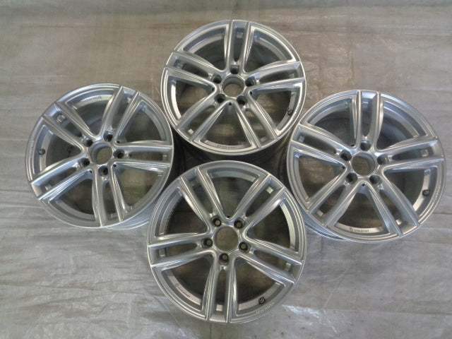 4x Alufelge 17 Zoll 7.5" 5x112 40ET Glanz Silber KBA50749 Audi I Rim Wheel FEL5857089121hf