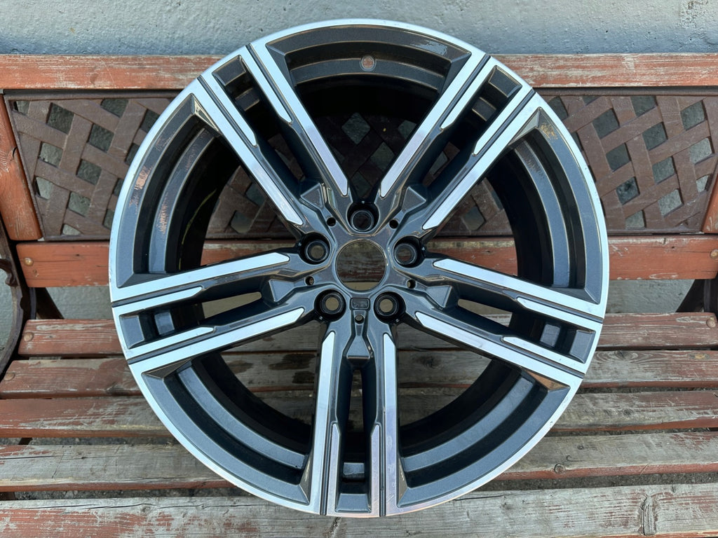 1x Alufelge 19 Zoll 8.0" 5x112 26ET Glanz Graphit 8090019 BMW 8 G16 G14 G15 Mg FEL8944581000mz