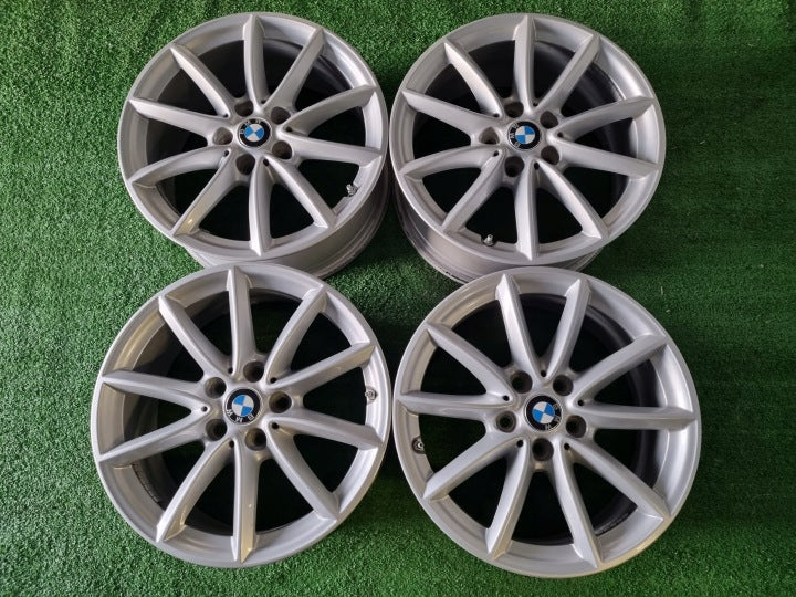 4x Alufelge 17 Zoll 7.5" 5x112 52ET Glanz Silber 6856061 BMW 2 F45 Rim Wheel FEL6732030056sg