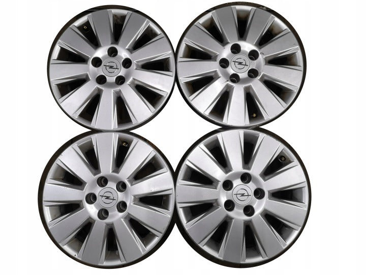 4x Alufelge 16 Zoll 6.5" 5x110 41ET Silber Opel Rim Wheel FEL5895549620ip
