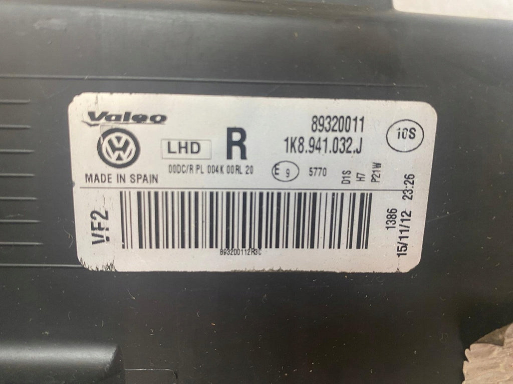 Frontscheinwerfer VW Scirocco 1K8941032J Xenon Rechts Scheinwerfer Headlight