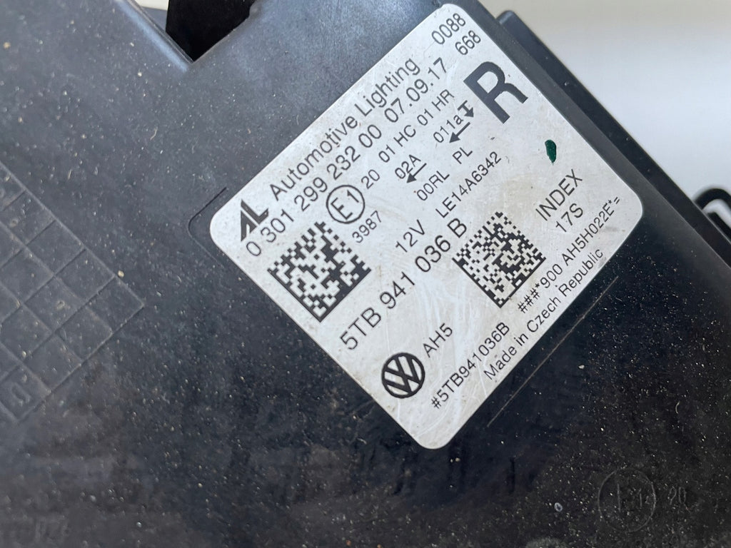 Frontscheinwerfer VW Touran 5TB941036B LED Rechts Scheinwerfer Headlight