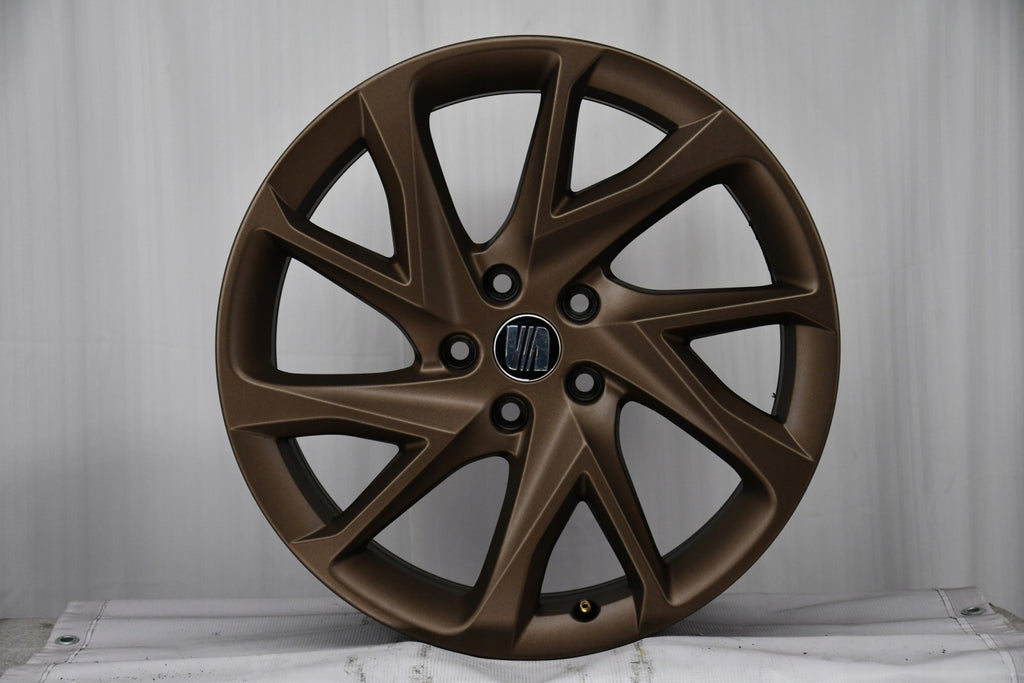 4x Alufelge 18 Zoll 8.0" 5x112 40ET Glanz Braun 5FF601025C Seat I Rim Wheel FEL9931013988oh