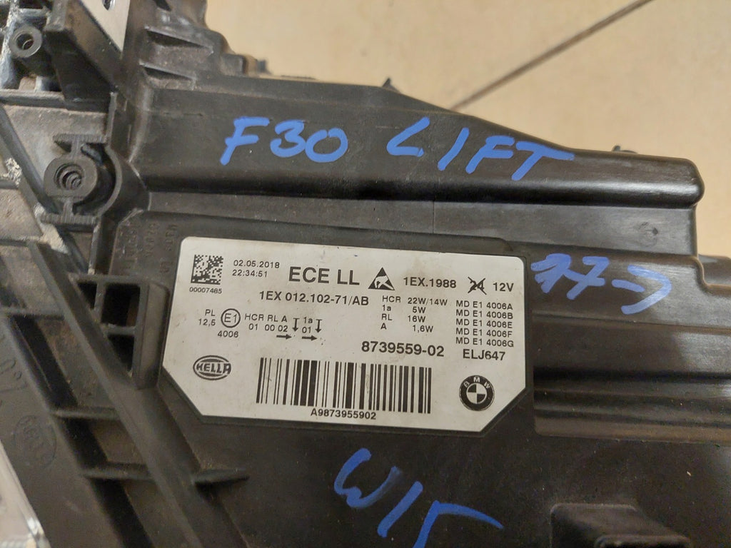 Frontscheinwerfer BMW 3 F30 8739559-02 Links Scheinwerfer Headlight SCH5973692464tp