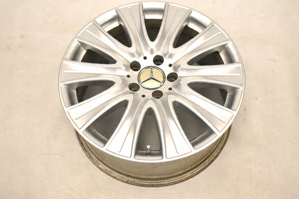 4x Alufelge 18 Zoll 8.0" 5x112 41ET Glanz Silber A2224010902 Mercedes-Benz