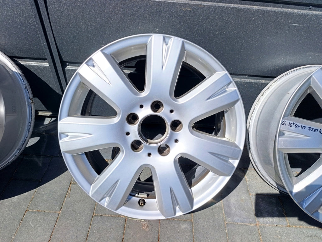 4x Alufelge 16 Zoll 7.0" 5x112 43ET Mercedes-Benz Rim Wheel FEL9525344522ue