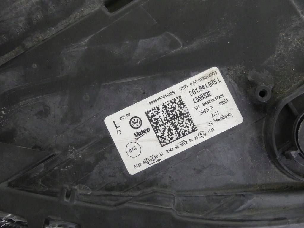 Frontscheinwerfer VW Polo 2G1941035L Links Scheinwerfer Headlight SCH5837324653gd