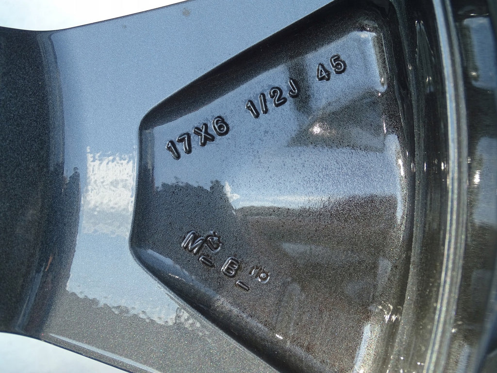 1x Alufelge 17 Zoll 6.5" 5x114.3 45ET Glanz Graphit N50701 Mg Pulsar Rim Wheel