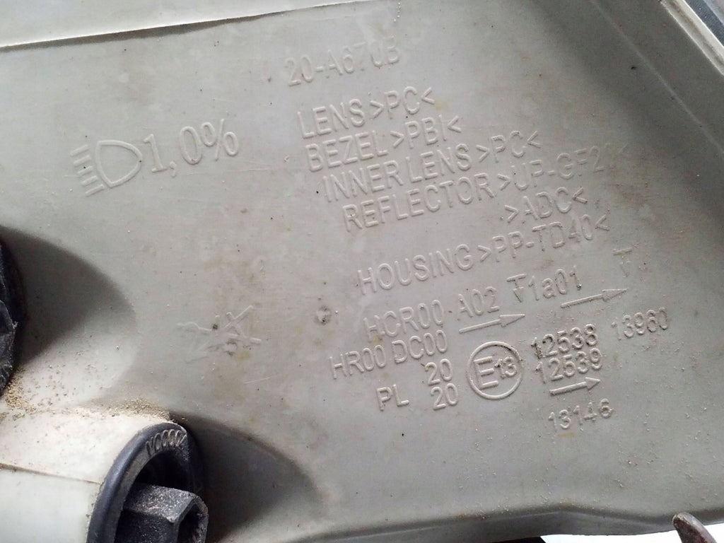 Frontscheinwerfer Skoda Octavia I 20A670B 06112010 Links Scheinwerfer Headlight SCH2828411002hn