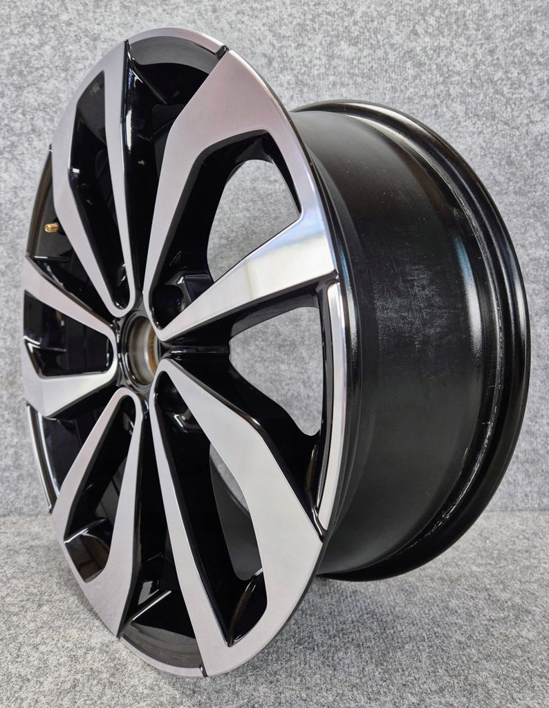 1x Alufelge 17 Zoll 7.0" 5x112 45ET Glanz Schwarz 2GA601025AG VW T-Roc Rim Wheel FEL5096573022wh