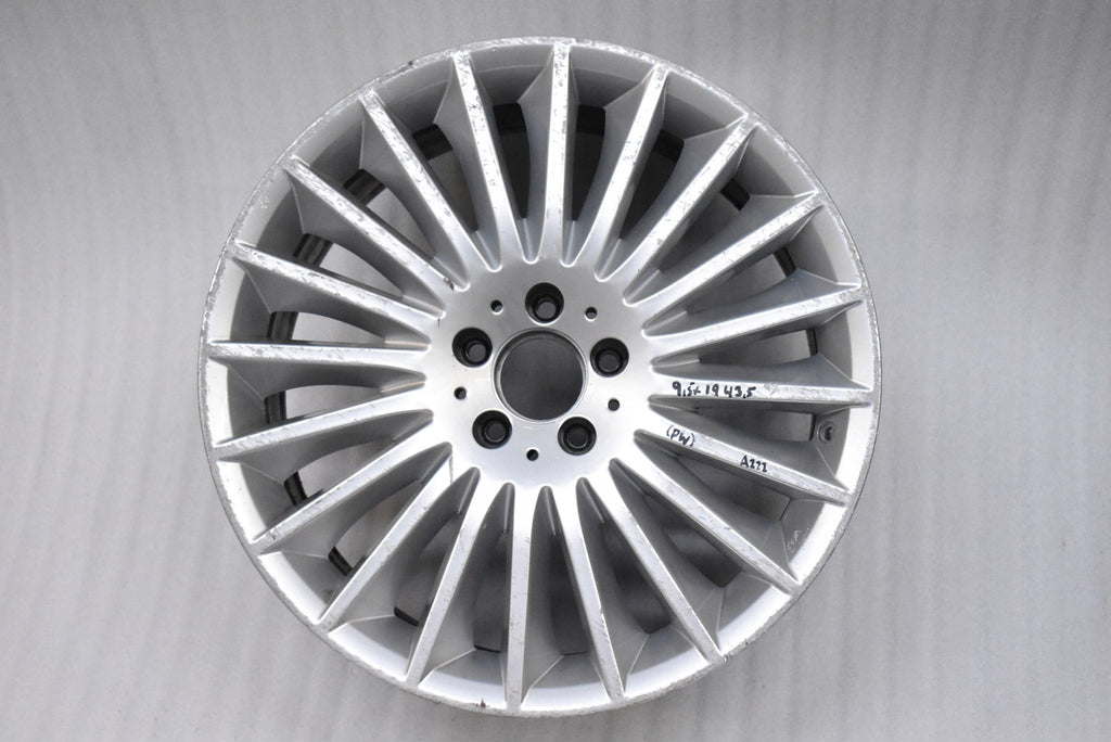 1x Alufelge 19 Zoll 9.5" 5x112 43ET Glanz Silber A2224011602 Mercedes-Benz