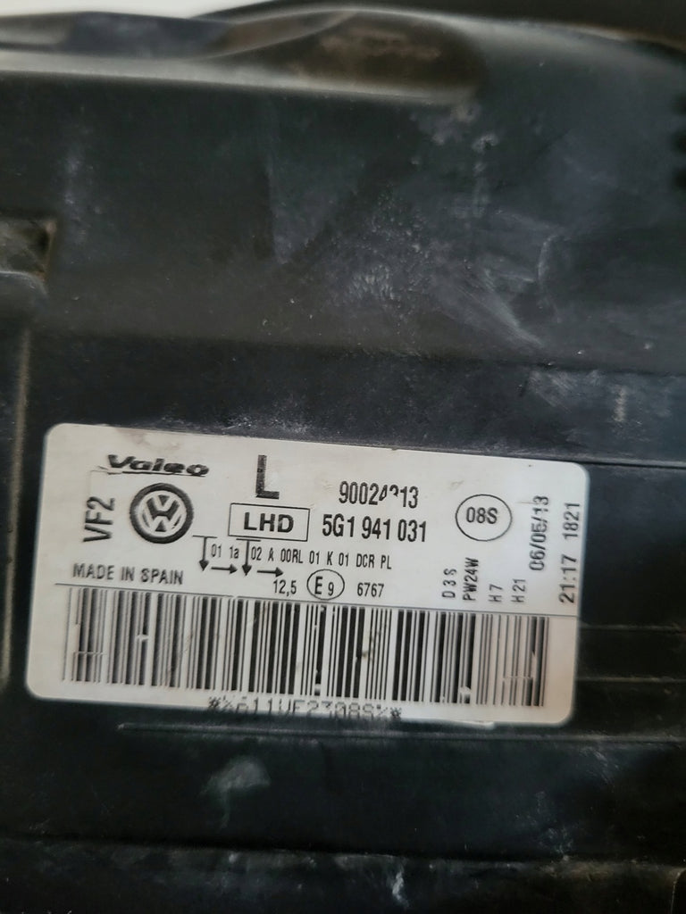 Frontscheinwerfer VW Golf VII 5g1 5G1941031 Xenon Ein Stück (Rechts oder Links) SCH8917336070ig