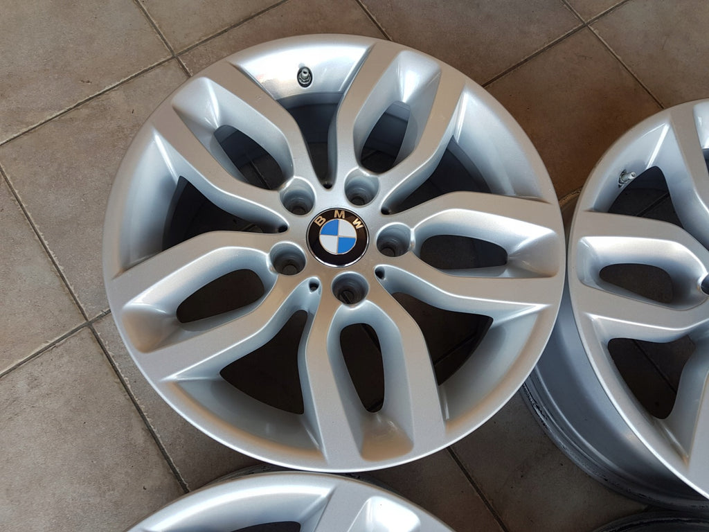 4x Alufelge 17 Zoll 7.5" 5x120 32ET Glanz Silber 6787576 BMW X4 F26 X3 F25 FEL8765526781zb