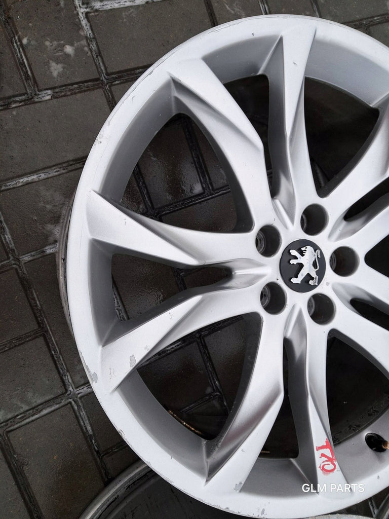 1x Alufelge 19 Zoll 8.5" 5x108 27ET Glanz Silber 9673495677 Peugeot Rcz FEL1966366048jo