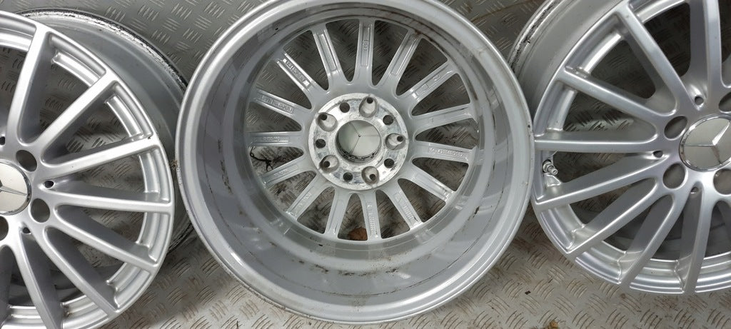 4x Alufelge 16 Zoll 6.5" 5x112 38ET Matt Silber A2054012502 Mercedes-Benz FEL8191730515fr