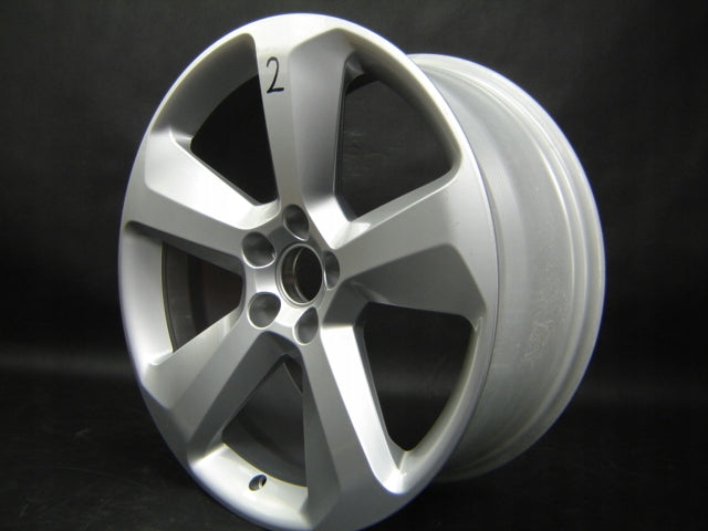 1x Alufelge 19 Zoll 8.0" 5x112 27ET Glanz Silber 8R0601025P Audi A5 Q5 Rim Wheel