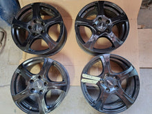 Laden Sie das Bild in den Galerie-Viewer, 4x Alufelge 16 Zoll 6.5" 5x114.3 48ET Glanz Schwarz Hyundai I I40 Rim Wheel FEL8622445372lj