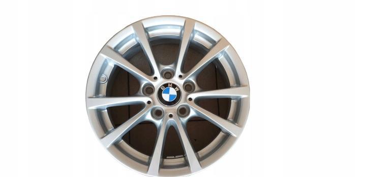 1x Alufelge 16 Zoll 7.0" 5x120 31ET Glanz Silber 6796236 BMW F30 Rim Wheel FEL4751601368xv