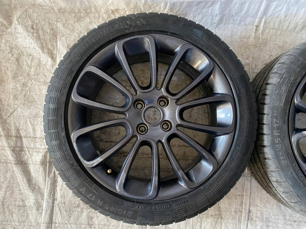 1x Alufelge 17 Zoll 7.0" 4x100 44ET Glanz Schwarz Opel Corsa Rim Wheel FEL3164227794ln