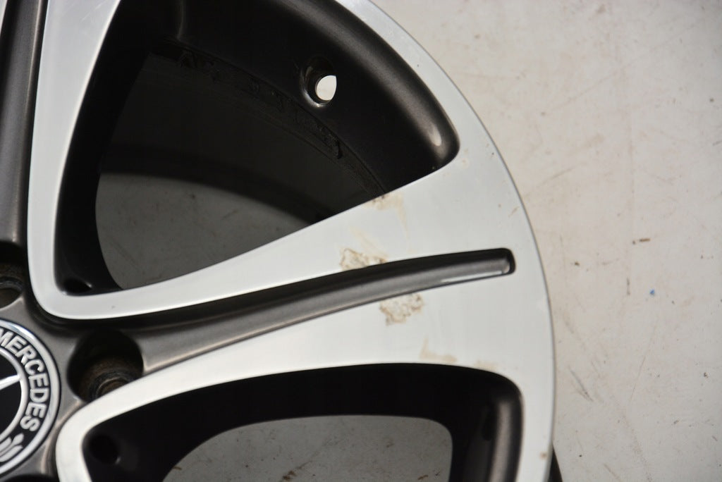 4x Alufelge 17 Zoll 7.5" 5x112 40ET Glanz Silber A2134011200 Mercedes-Benz FEL9634271139bo