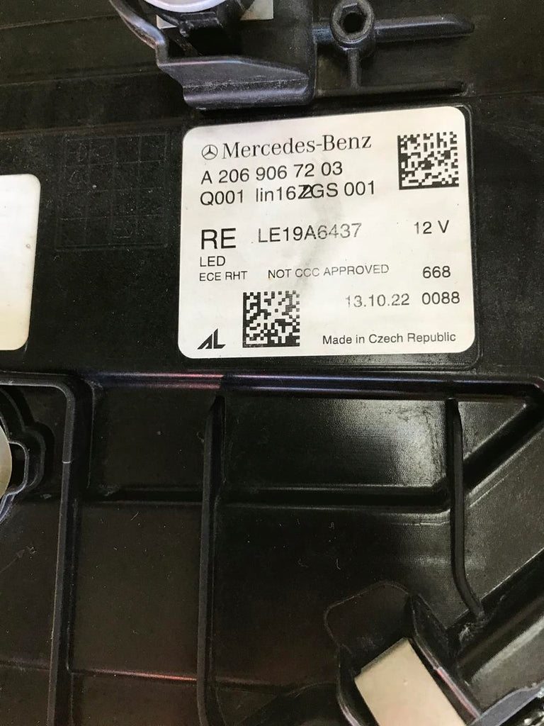 Frontscheinwerfer Mercedes-Benz W206 A2069067203 LED Rechts Headlight SCH9242928571cz