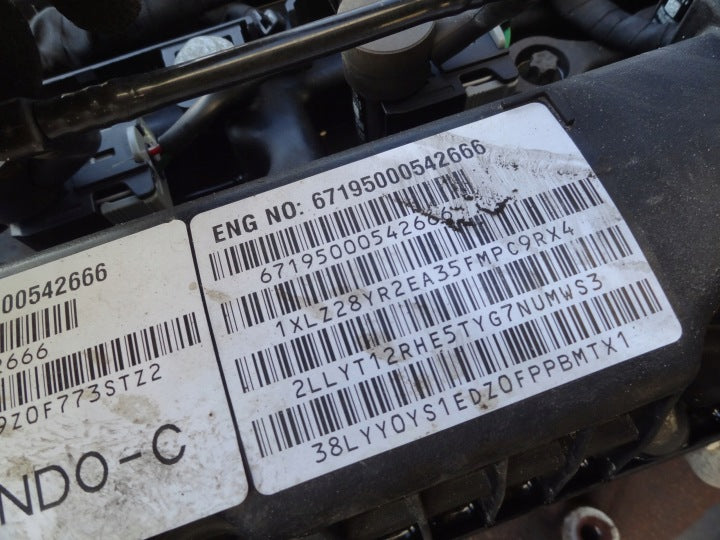 Motor Ssangyong Korando D20T002 2.0 XDI 2013 Diesel Engine Komplett MOT4836664896sj