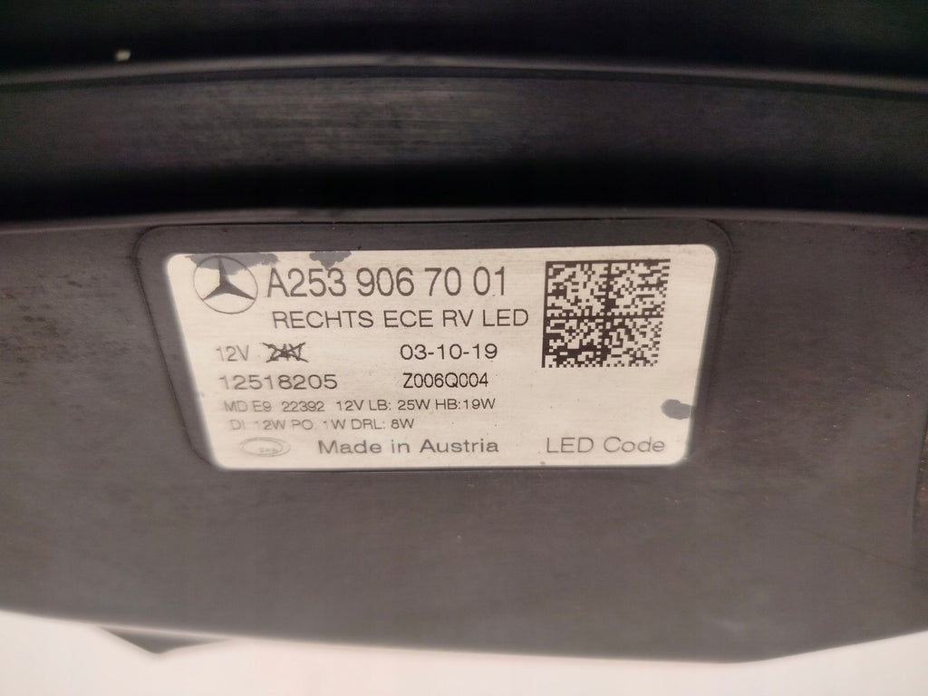 Frontscheinwerfer Mercedes-Benz Glc A2539067001 Full LED Rechts Headlight SCH9387707875ew