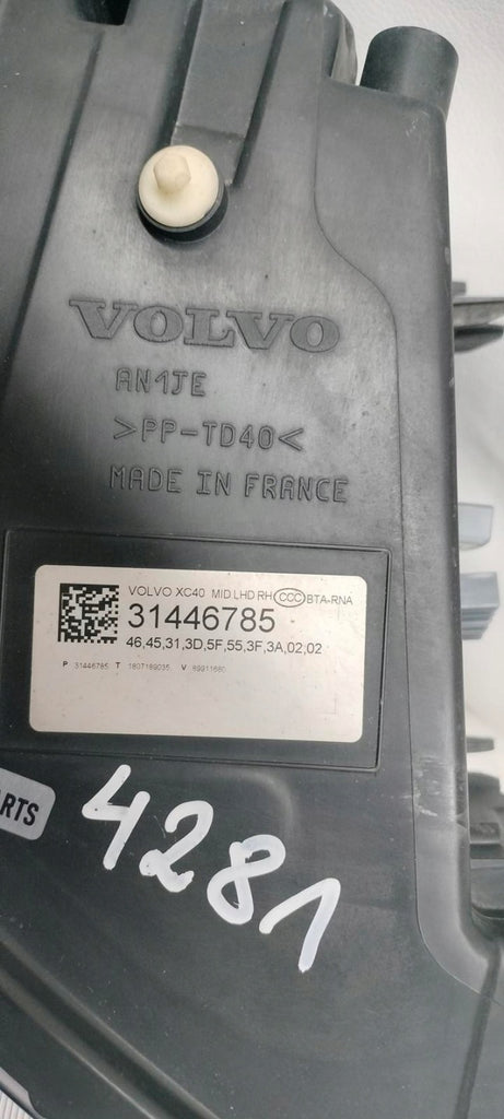 Frontscheinwerfer Volvo Xc40 31446785 LED Rechts Scheinwerfer Headlight SCH1018282770yf