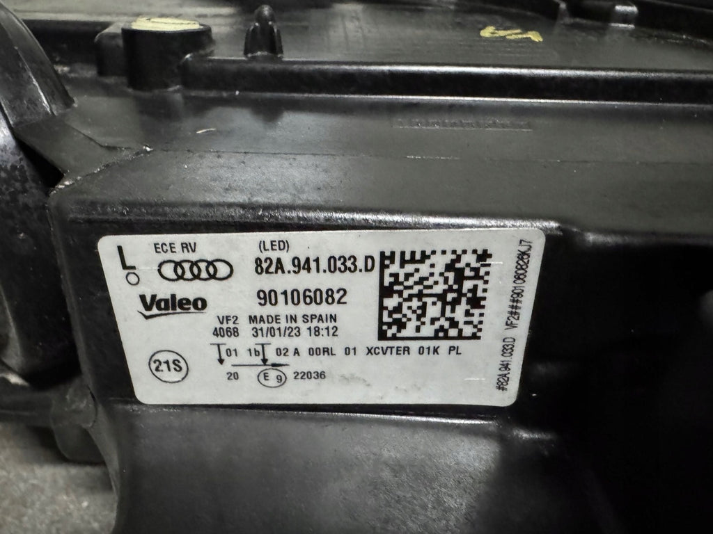 Frontscheinwerfer Audi A1 82A941033D 90106082 Links Scheinwerfer Headlight SCH3953446376hk