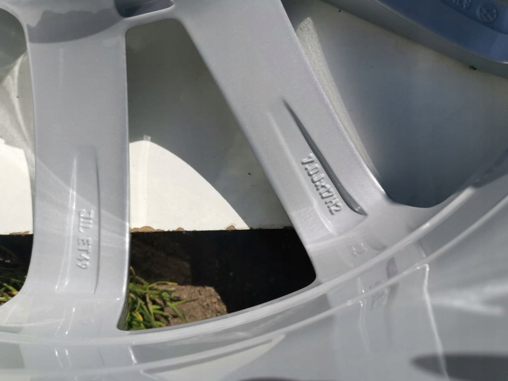 1x Alufelge 17 Zoll 7.0" 5x112 49ET Glanz Silber 5G0601025CH VW Golf Vii FEL8906226695mh