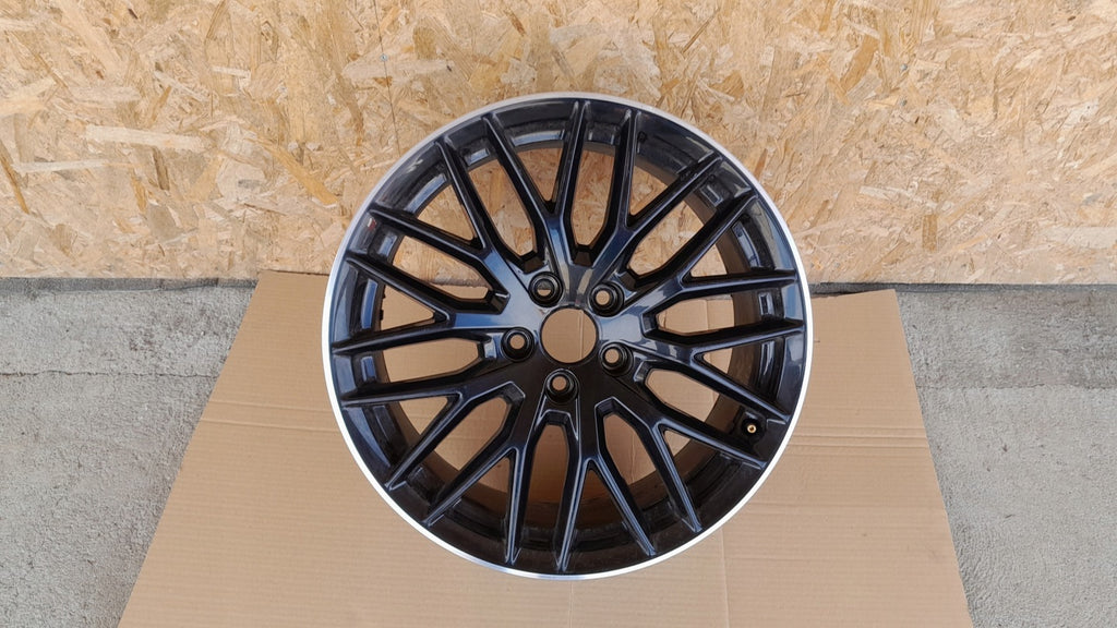 1x Alufelge 18 Zoll 8.0" 5x112 40ET Glanz Schwarz 8W0601025DD Audi A4 B9 FEL7159820776bb