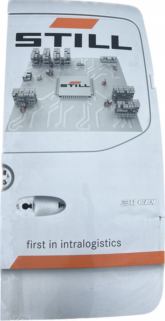 Tür Mercedes-Benz Sprinter A9077421700 Hinten Rechts Silber Door Porta Porte