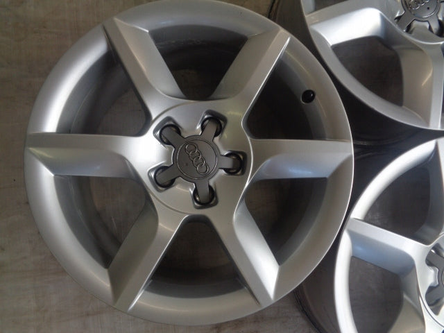 4x Alufelge 17 Zoll 8.0" 5x112 26ET Glanz Silber 8T0601025D Audi A5 Rim Wheel FEL2153857205kc