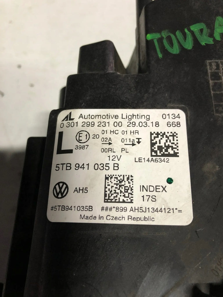Frontscheinwerfer VW Touran 5TB941035B LED Links Scheinwerfer Headlight SCH2517545374hr