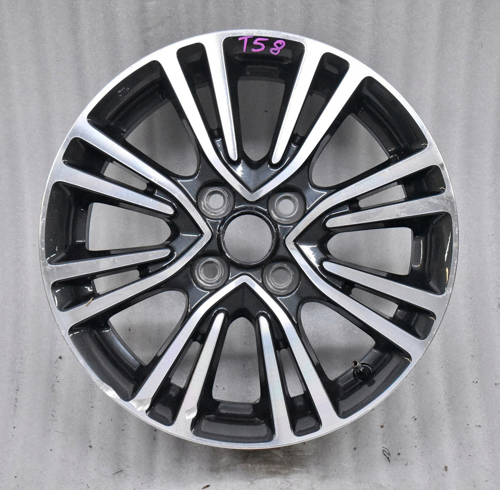 1x Alufelge 15 Zoll 5.0" 4x100 46ET 4250D418 Mitsubishi Colt Space Star