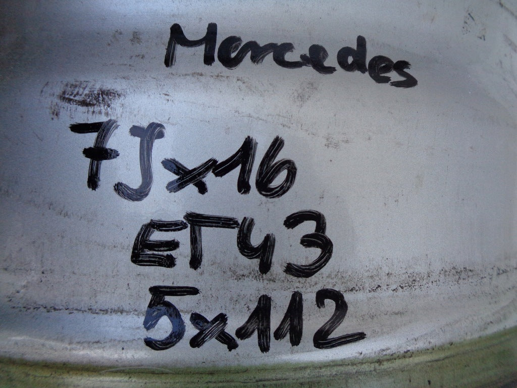 1x Alufelge 16 Zoll 7.0" 5x112 43ET A2044010602 Mercedes-Benz Rim Wheel FEL5625491327rt