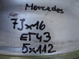 1x Alufelge 16 Zoll 7.0