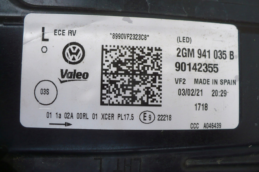 Frontscheinwerfer VW T-Cross T Cross 2GM941035B LED Links Scheinwerfer Headlight