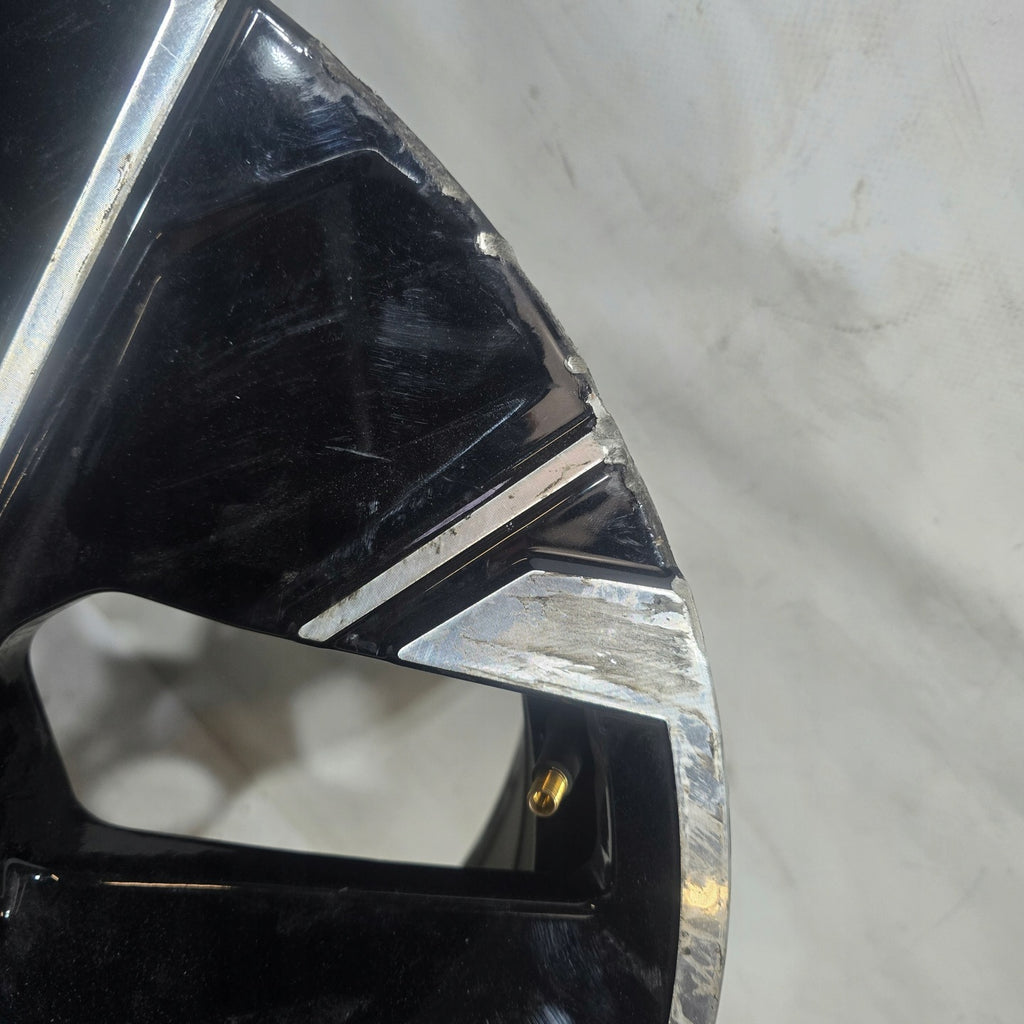 1x Alufelge 18 Zoll 8.0" 5x108 44ET Glanz Schwarz 9851444380 Peugeot 508 Sw