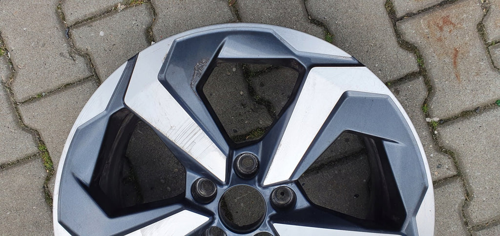 1x Alufelge 18 Zoll 7.5" 5x114.3 45ET Graphit 6UA8A Mg Rim Wheel FEL3962521535ec