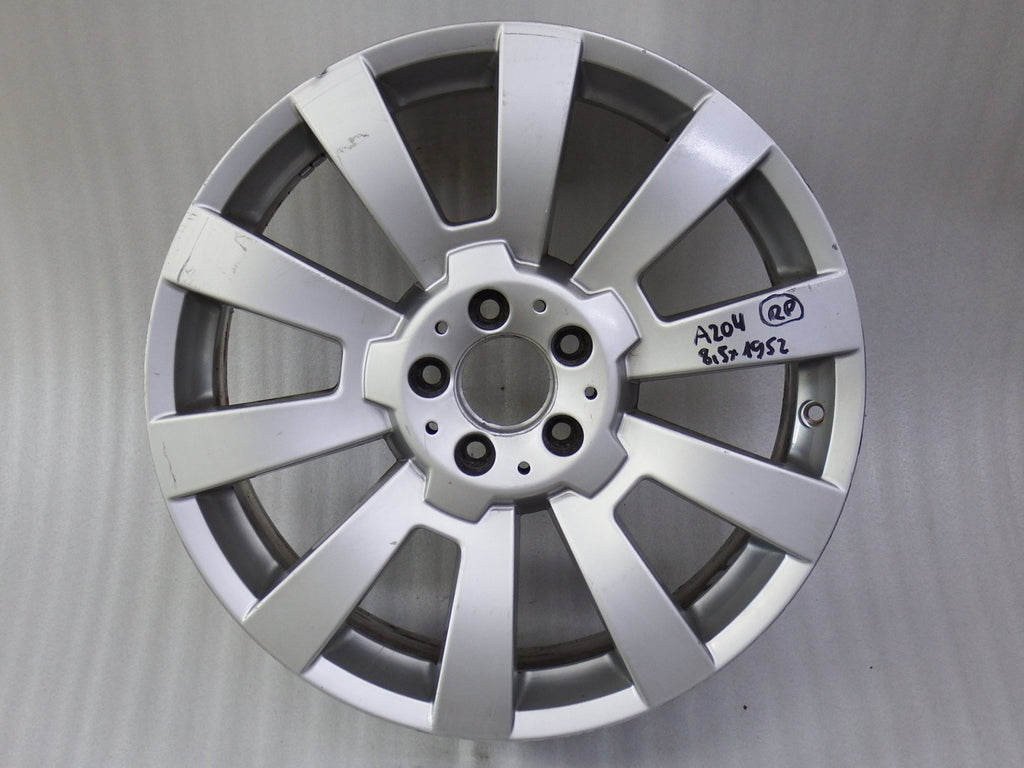 1x Alufelge 19 Zoll 8.5" 5x112 52ET Glanz Silber A2044012102 Mercedes-Benz FEL4091754432lu