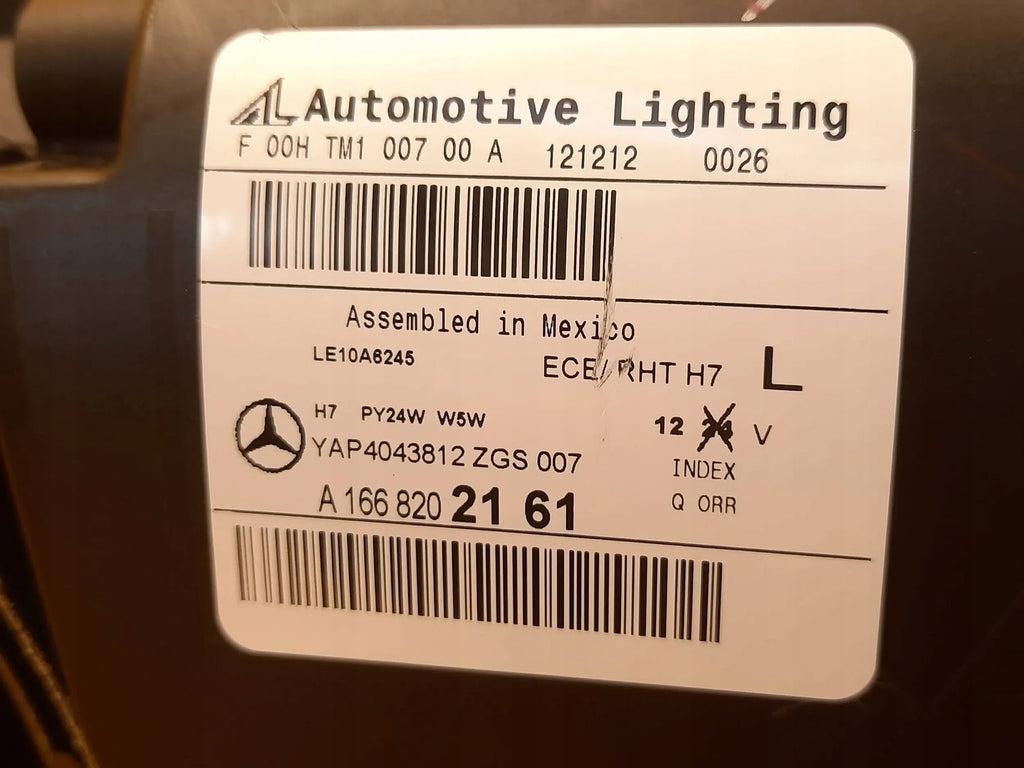 Frontscheinwerfer Mercedes-Benz W166 A1668202161 Links Scheinwerfer Headlight