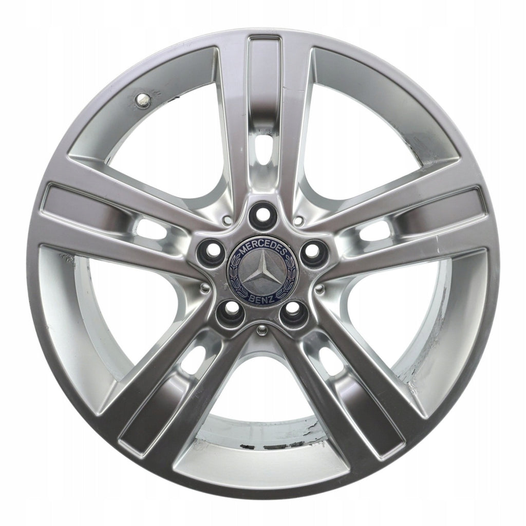 1x Alufelge 18 Zoll 8.0" 5x112 60ET Glanz Silber A1644015702 Mercedes-Benz W164 FEL9305185302kf