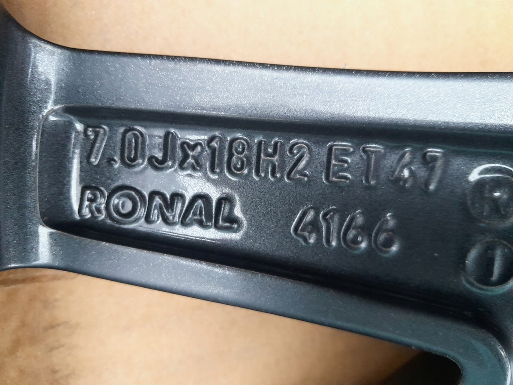 1x Alufelge 18 Zoll 7.0" 5x100 47ET Glanz 6F9071498A Seat Arona Rim Wheel FEL4248974497du