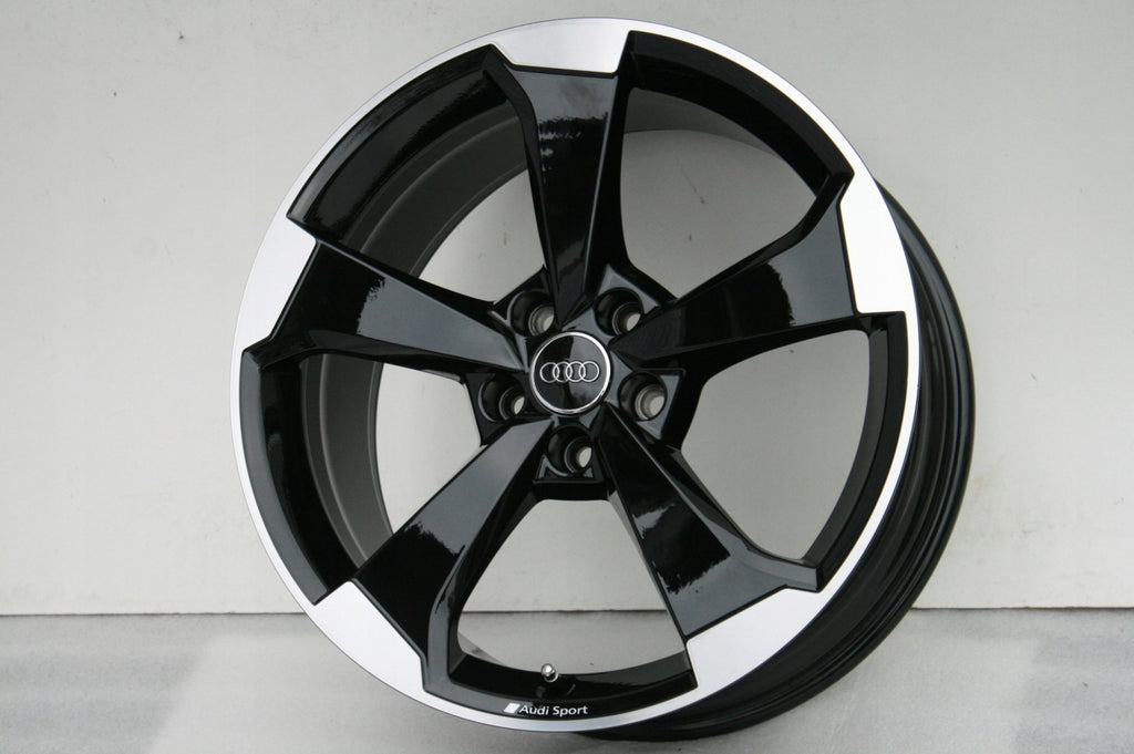 4x Alufelge 19 Zoll 8.5" 5x112 40ET Glanz Schwarz 8W0601025CG Audi A4 Allroad FEL4487512459iu