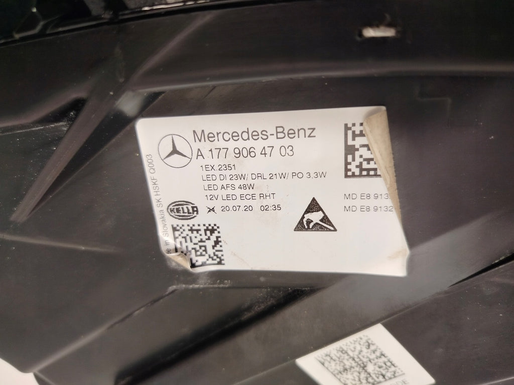 Frontscheinwerfer Mercedes-Benz W177 A1779064703 Full LED Rechts oder Links SCH7780225519wn