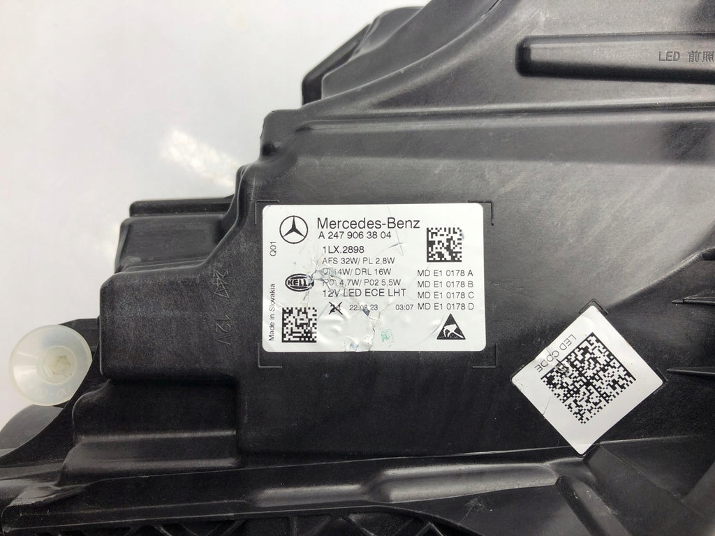 Frontscheinwerfer Mercedes-Benz Gla H247 A2479063804 Rechts Headlight SCH4827275621ti