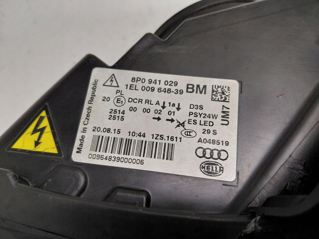 Frontscheinwerfer Audi A3 8P0941029 Xenon Links Scheinwerfer Headlight SCH6895915427vh