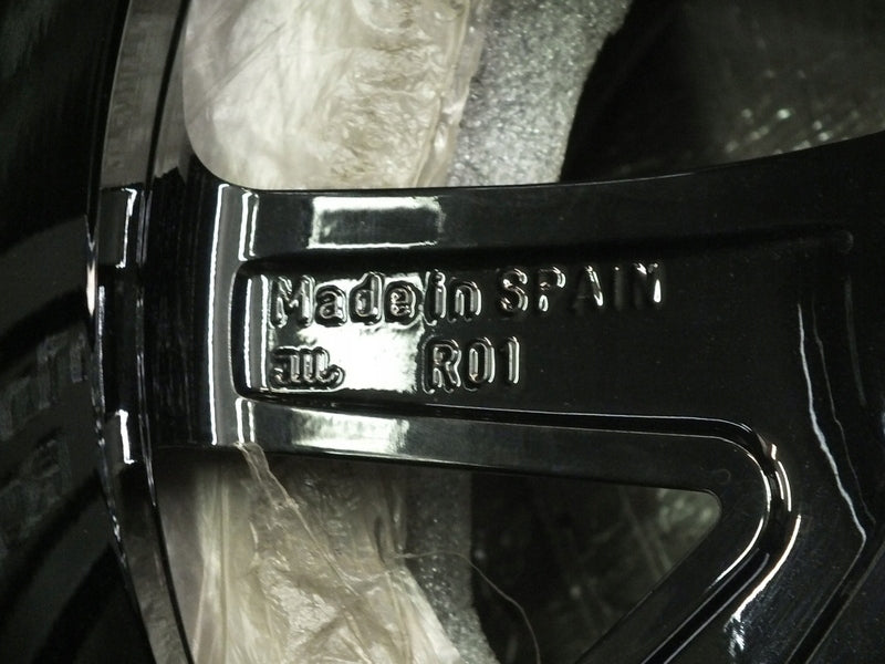 1x Alufelge 18 Zoll 7.0" 5x100 47ET Glanz Schwarz 6F9071498A Seat Arona